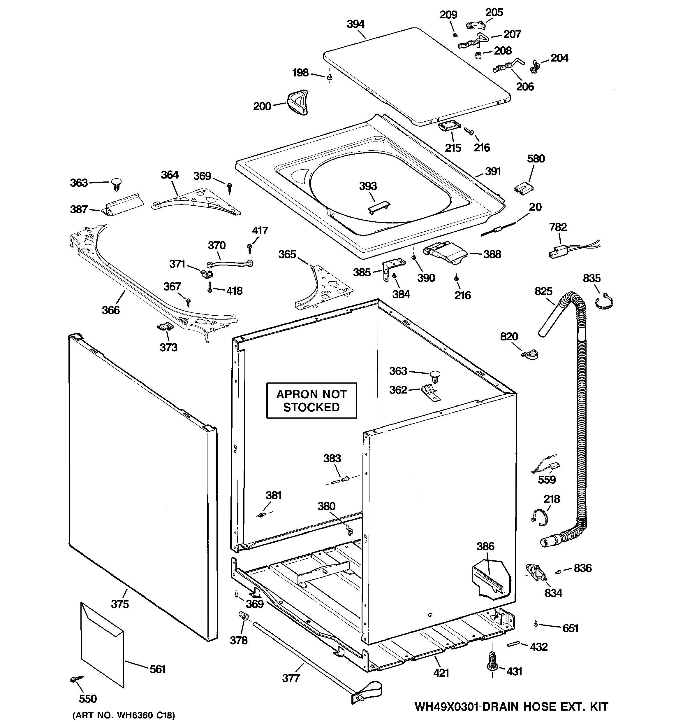 Cabinet, cover & front panel