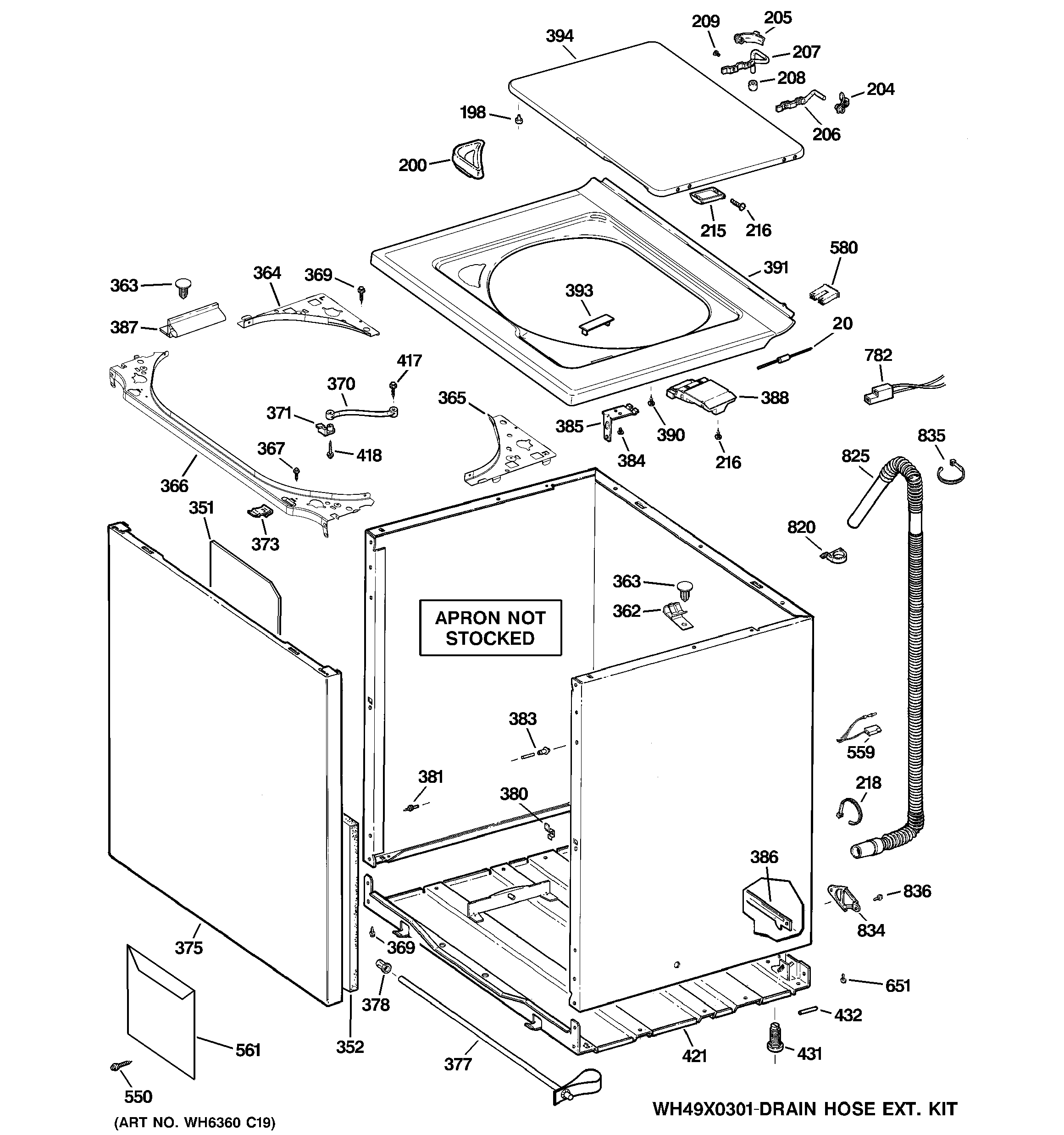 CABINET, COVER & FRONT PANEL