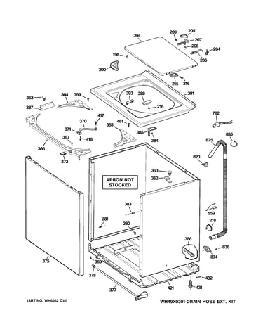 Cabinet, cover & front panel