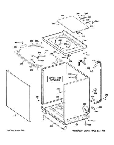 Cabinet, cover & front panel