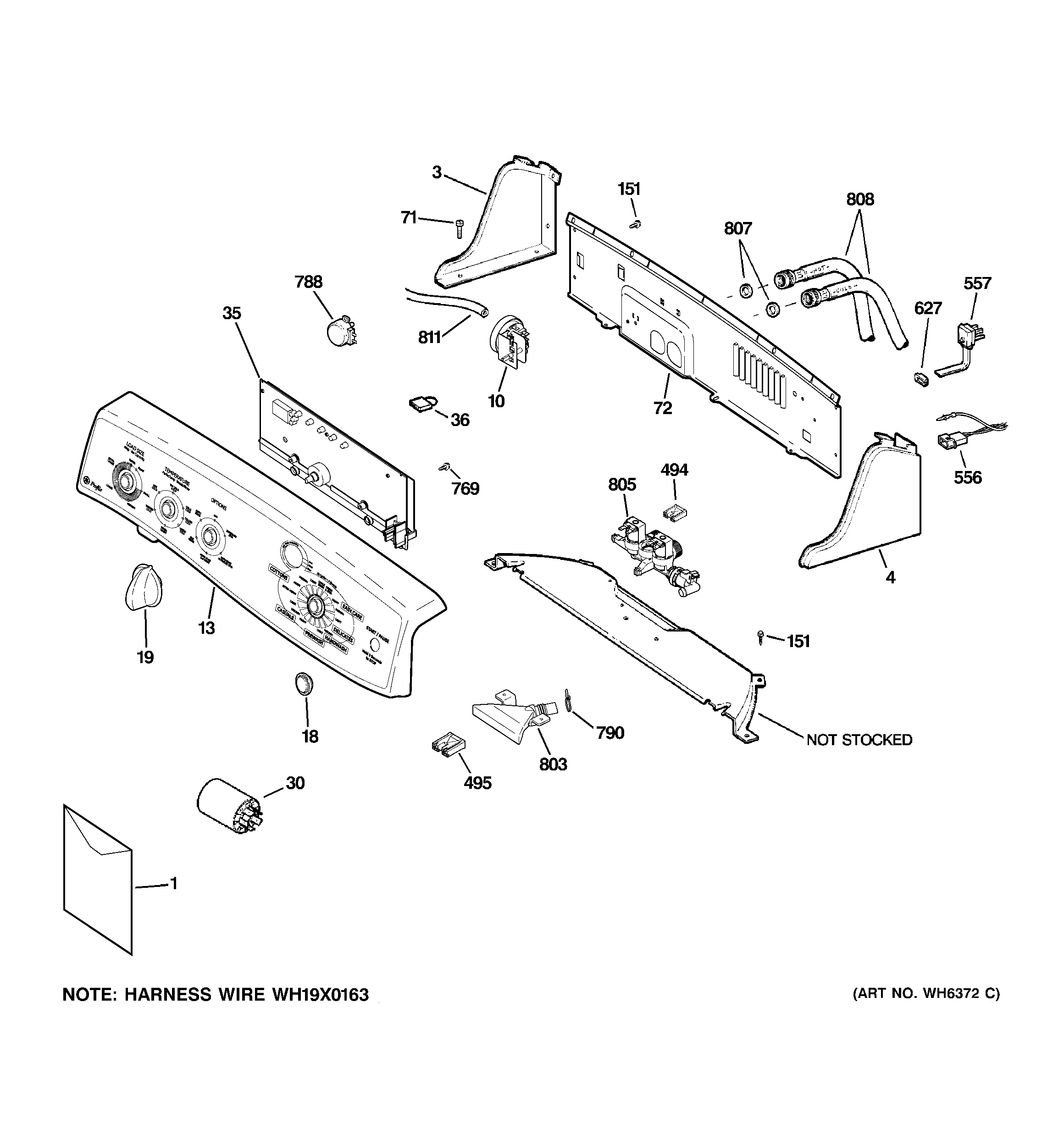 Controls & backsplash