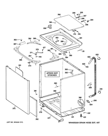 Cabinet, cover & front panel