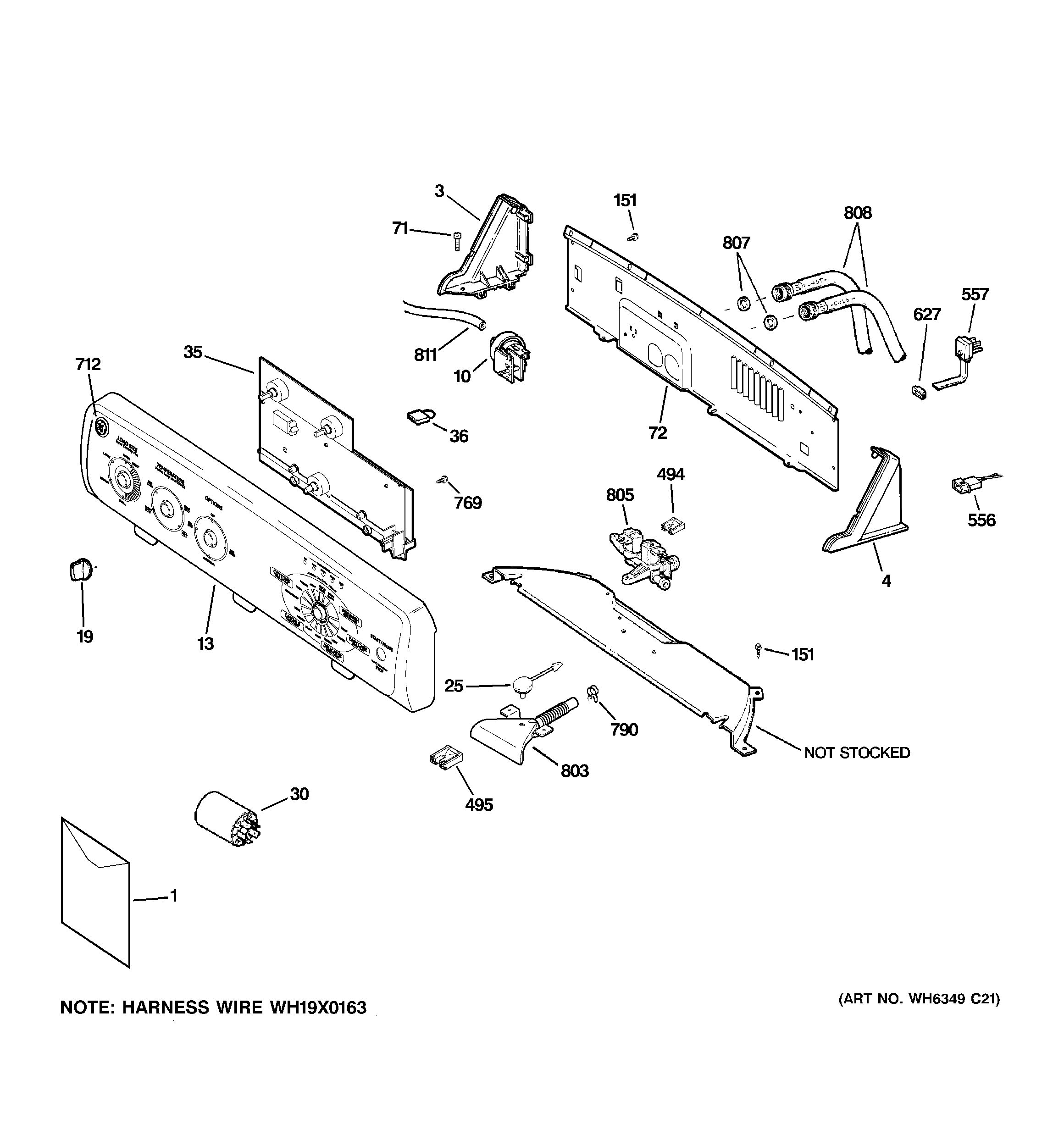Controls & backsplash