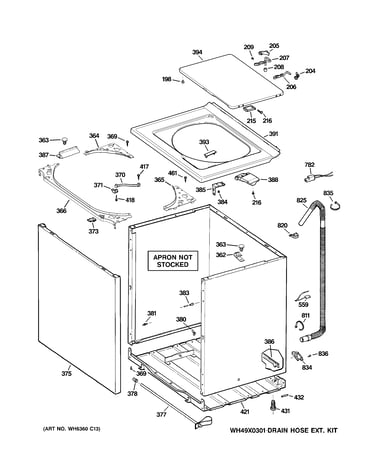 Cabinet, cover & front panel