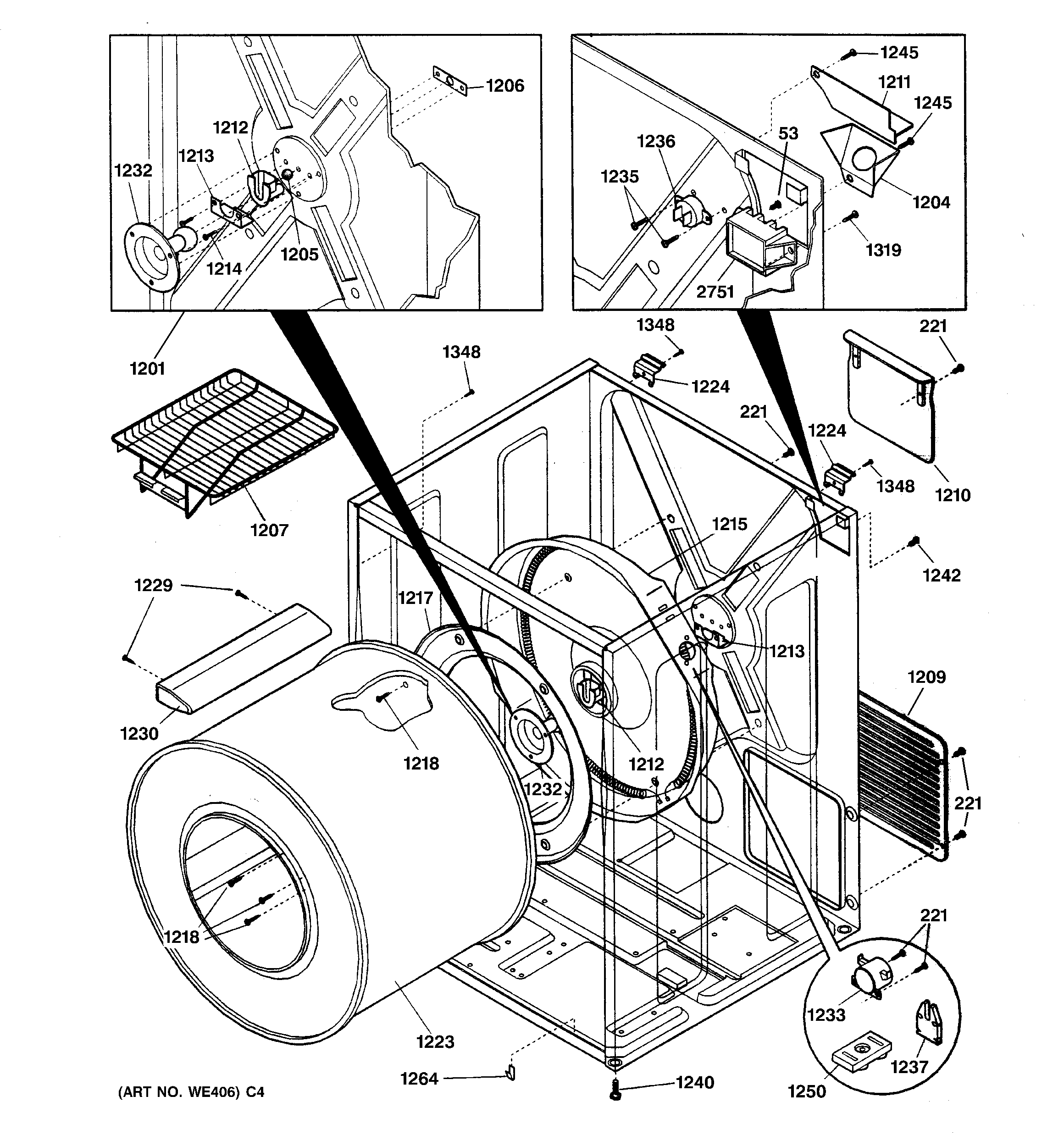 CABINET & DRUM