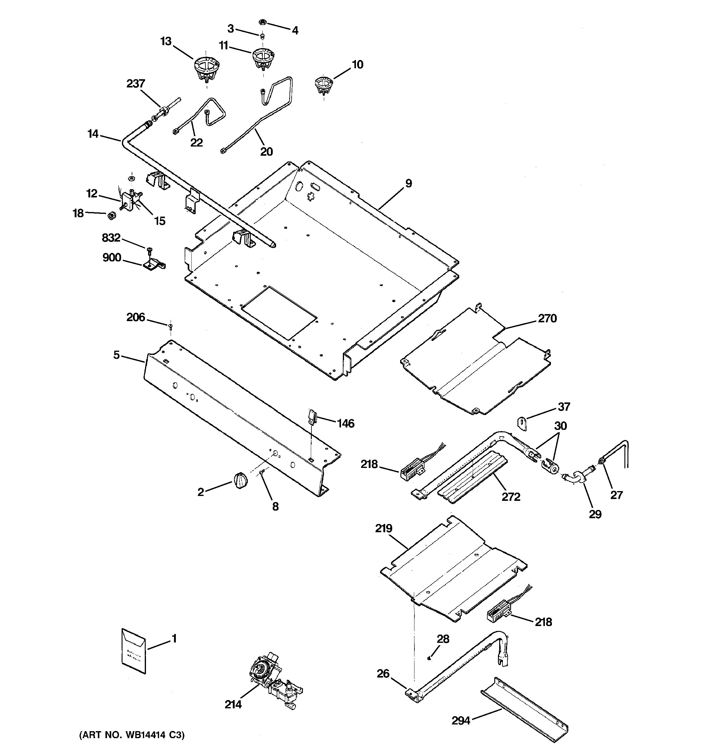 Gas & burner parts