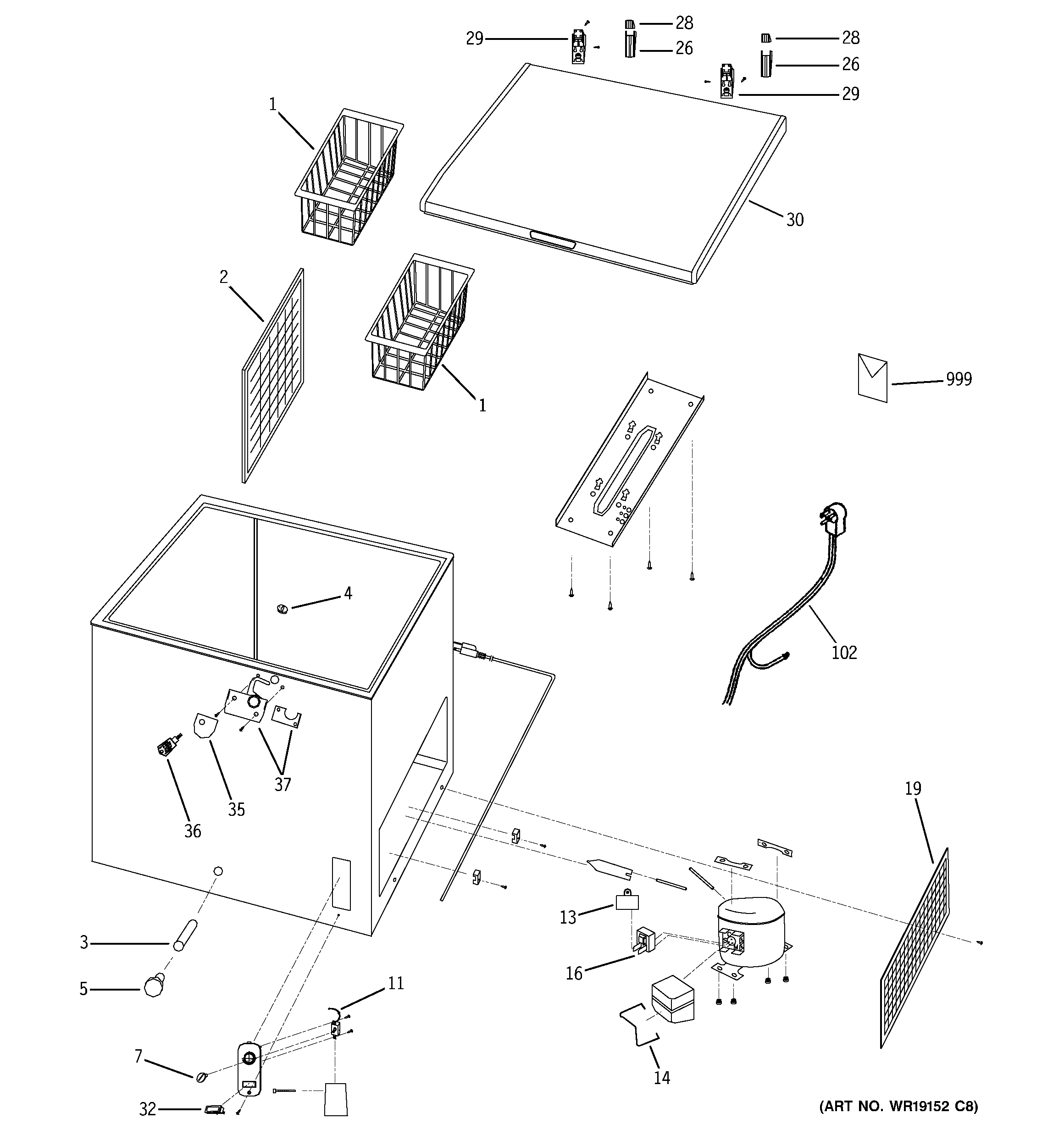Freezer parts