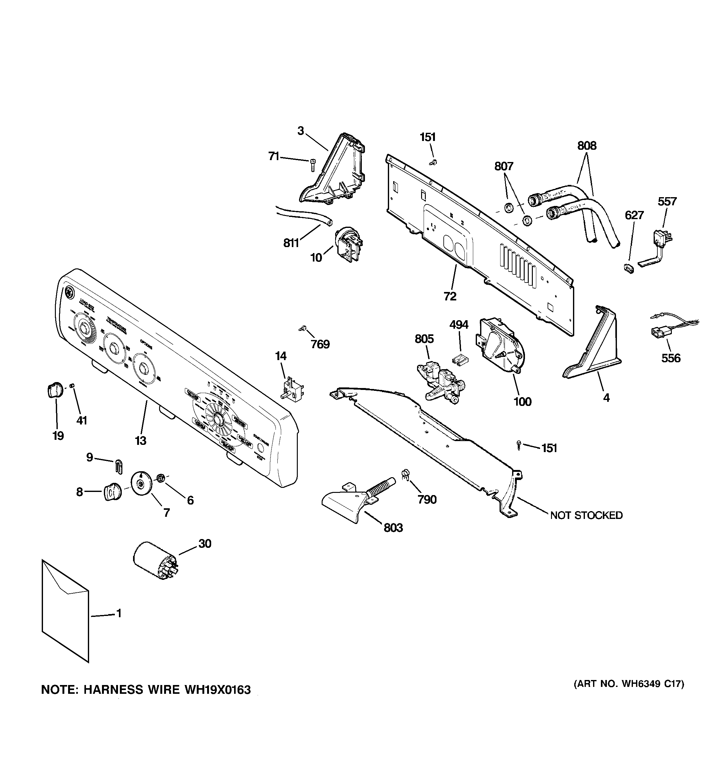 Controls & backsplash