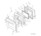 GE JB730SN1SS door diagram