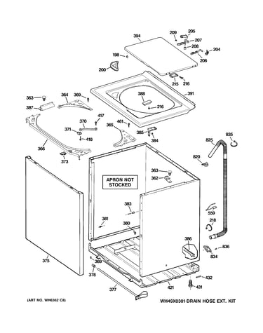 Cabinet, cover & front panel