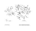 GE WJRR4170G4WW controls & backsplash diagram