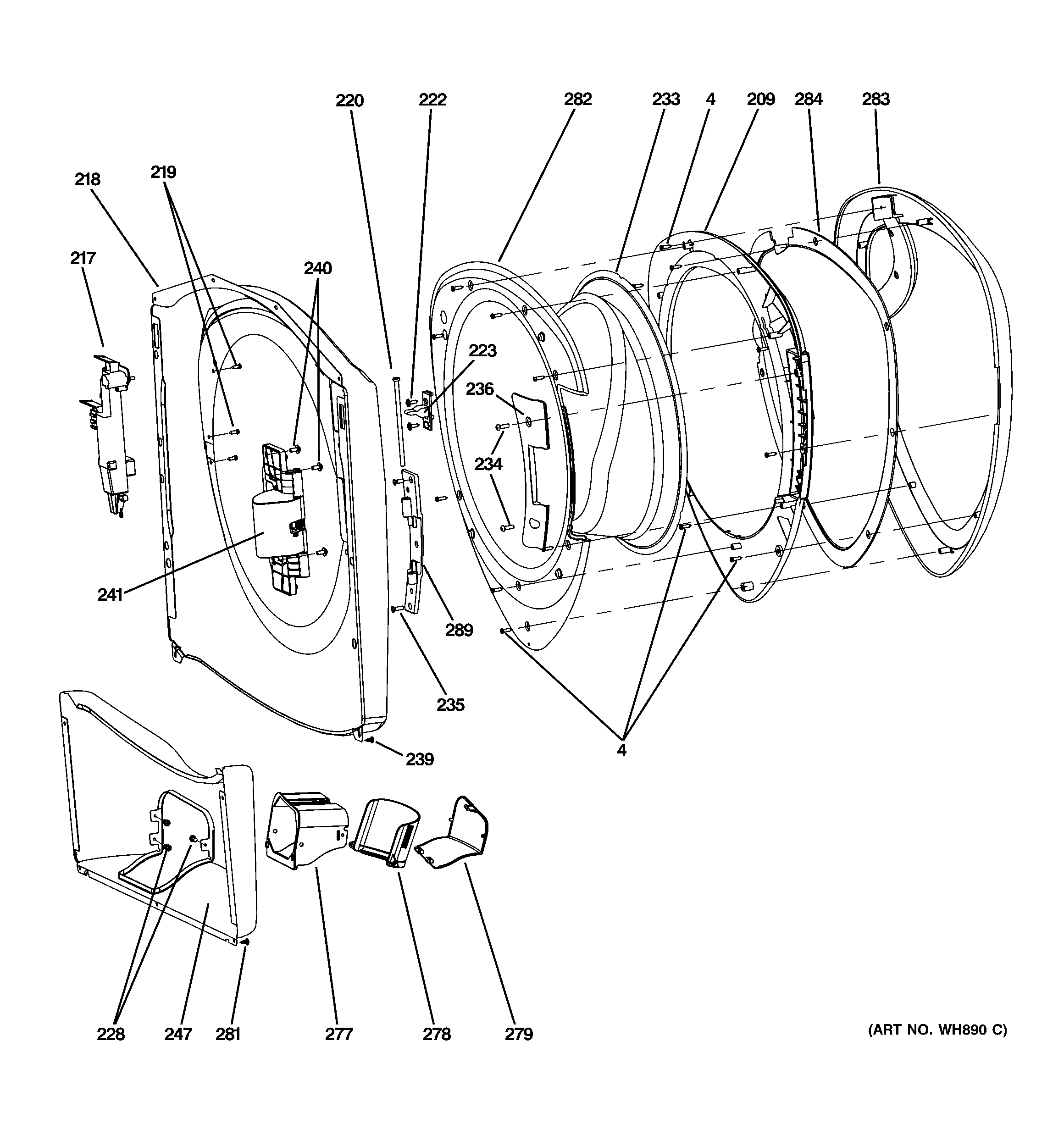 FRONT PANEL & DOOR