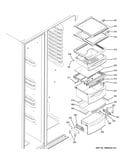 Fresh food shelves