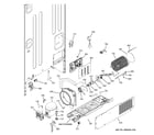 GE PFSE5NJYCDWW machine compartment diagram