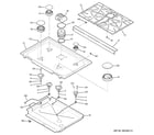 GE PGS908SEM3SS cooktop diagram