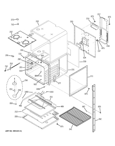 Upper oven