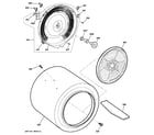 GE EED4600G7WW drum diagram