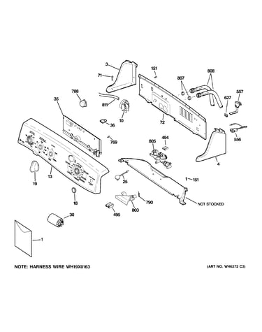 Controls & backsplash