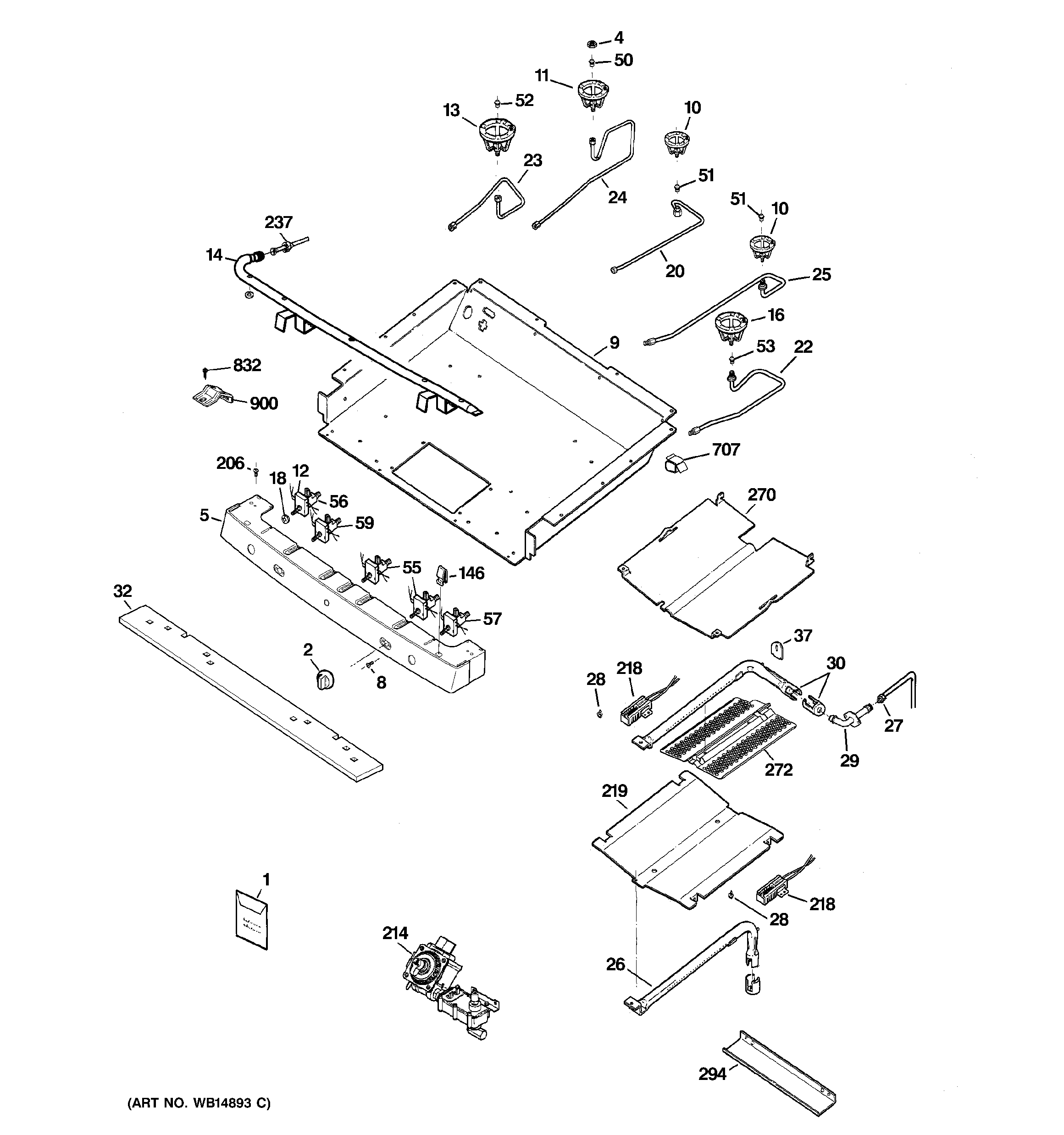 Gas & burner parts