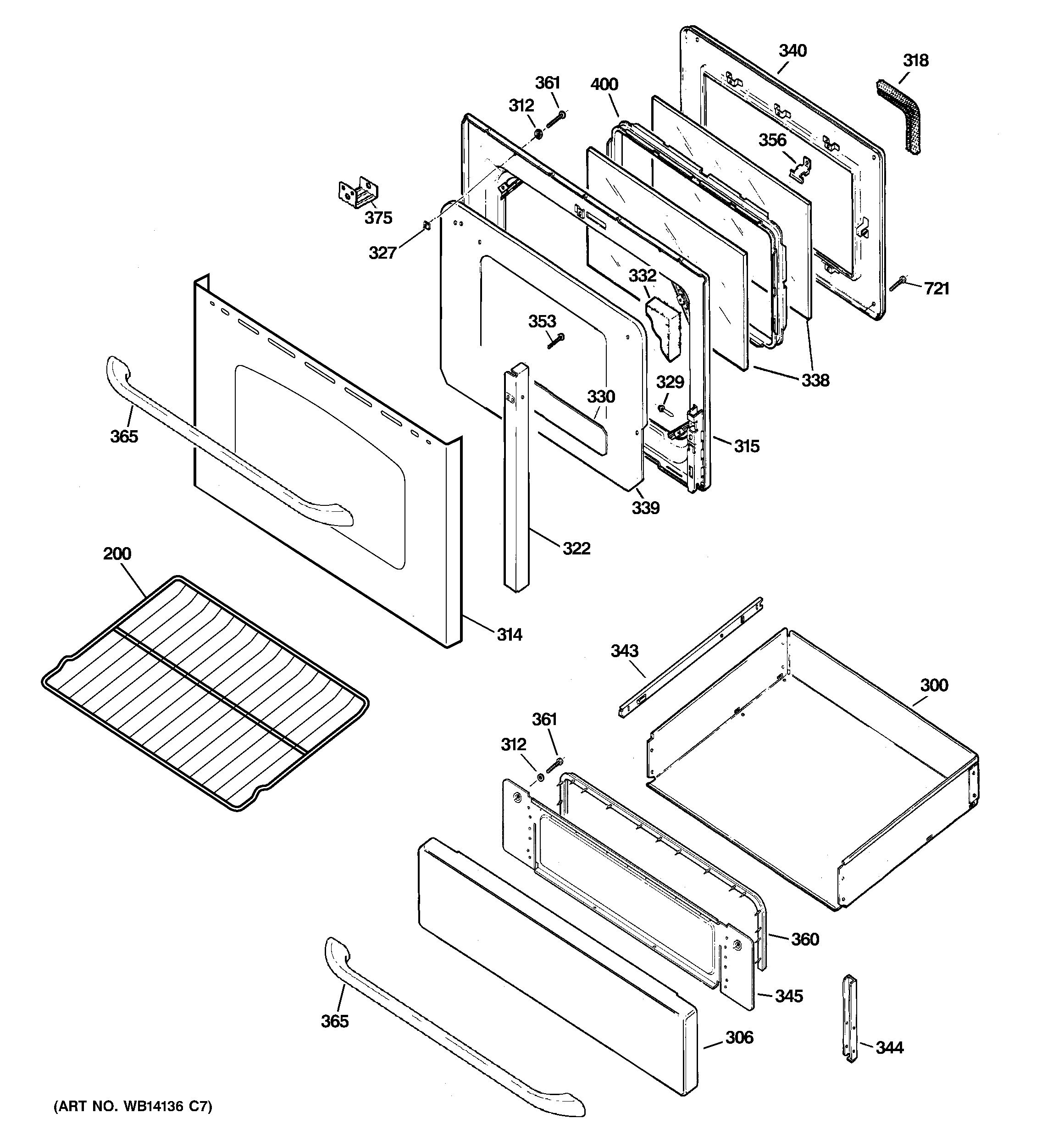 Door & drawer parts