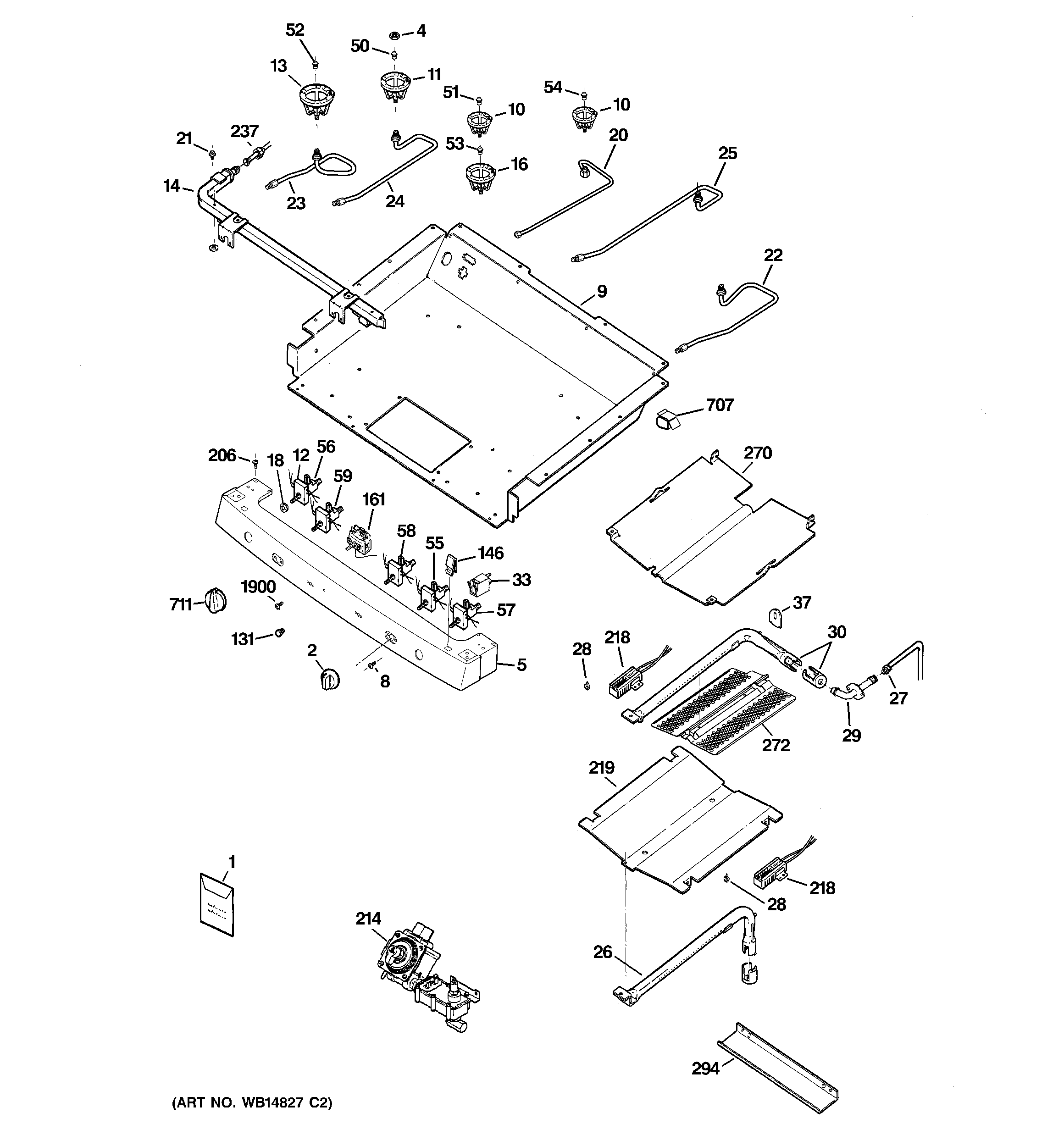 Gas & burner parts