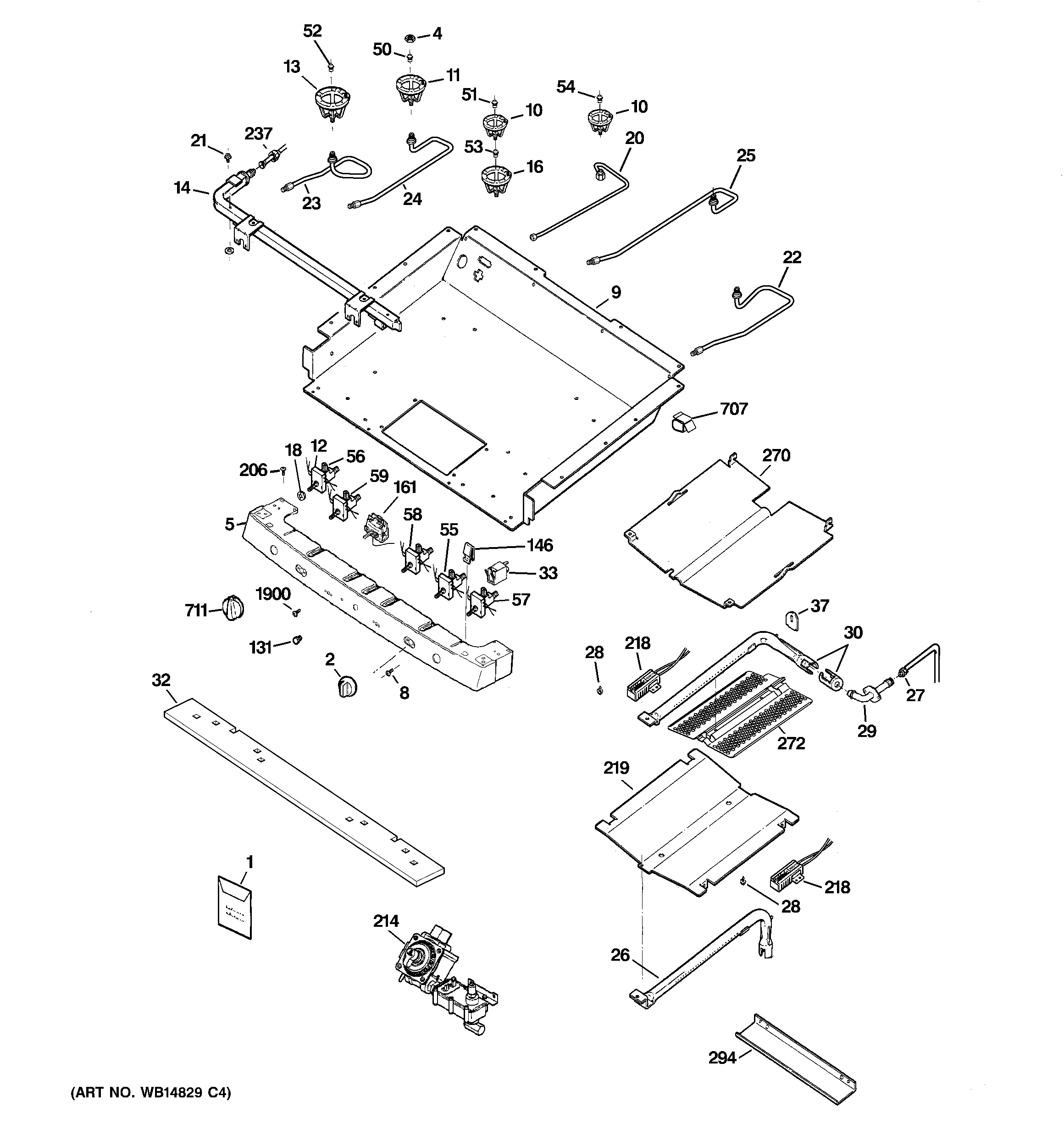 Gas & burner parts