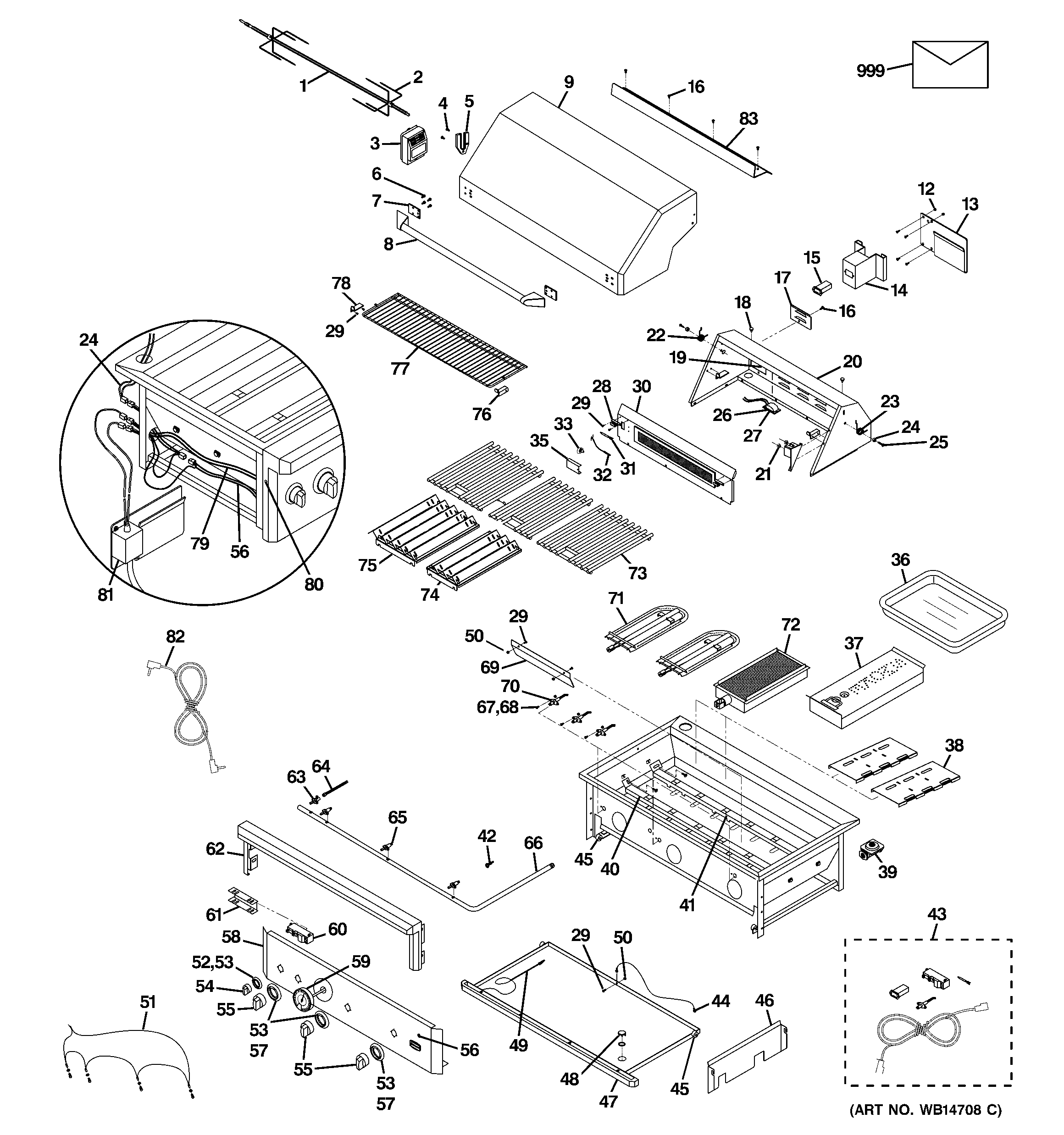 Control panel & cooktop