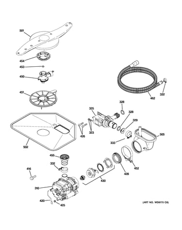 Motor-pump mechanism