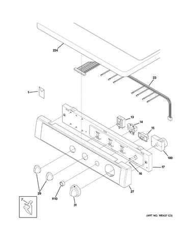 Controls & top panel