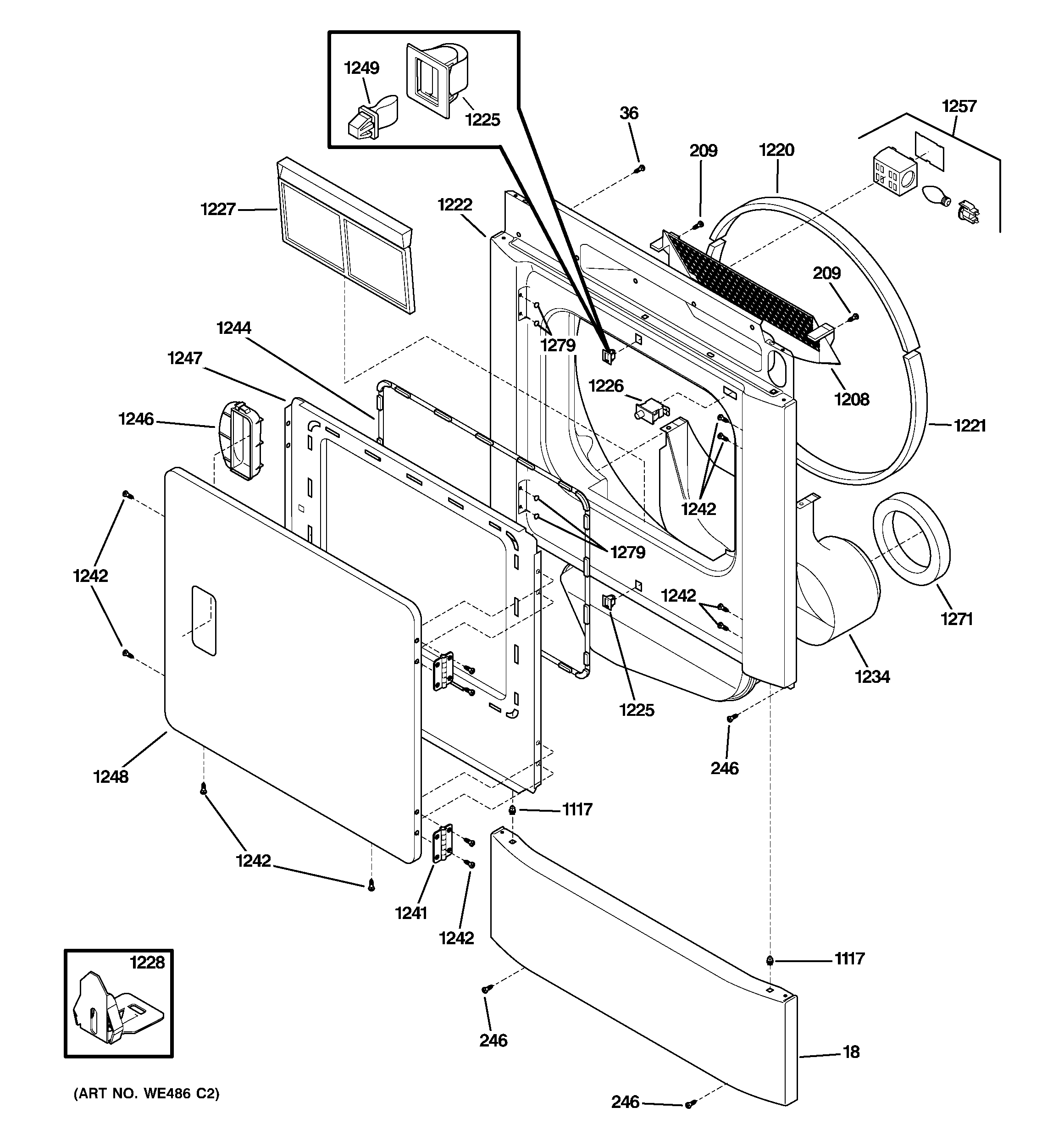 FRONT PANEL & DOOR