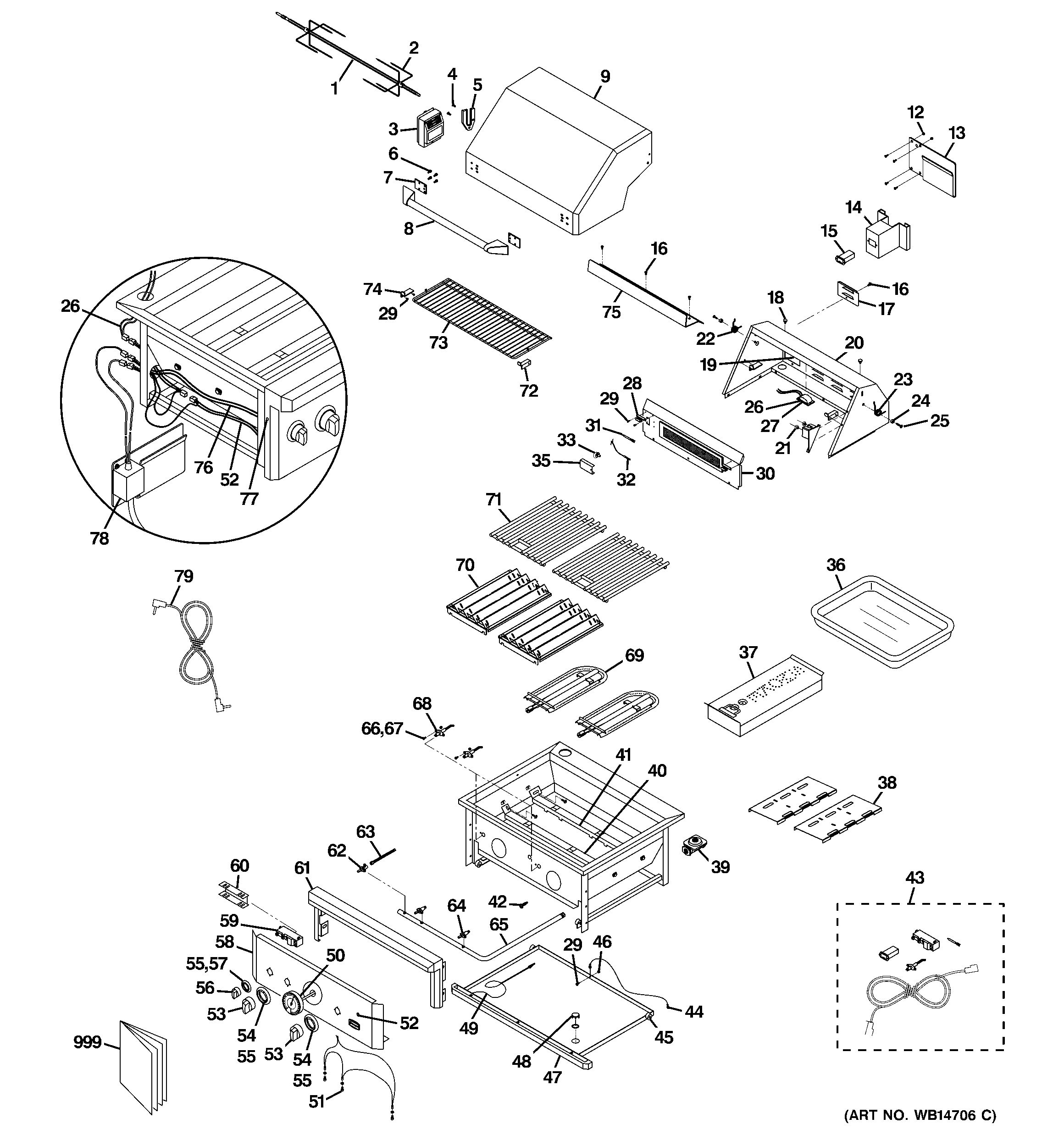 Control panel & cooktop
