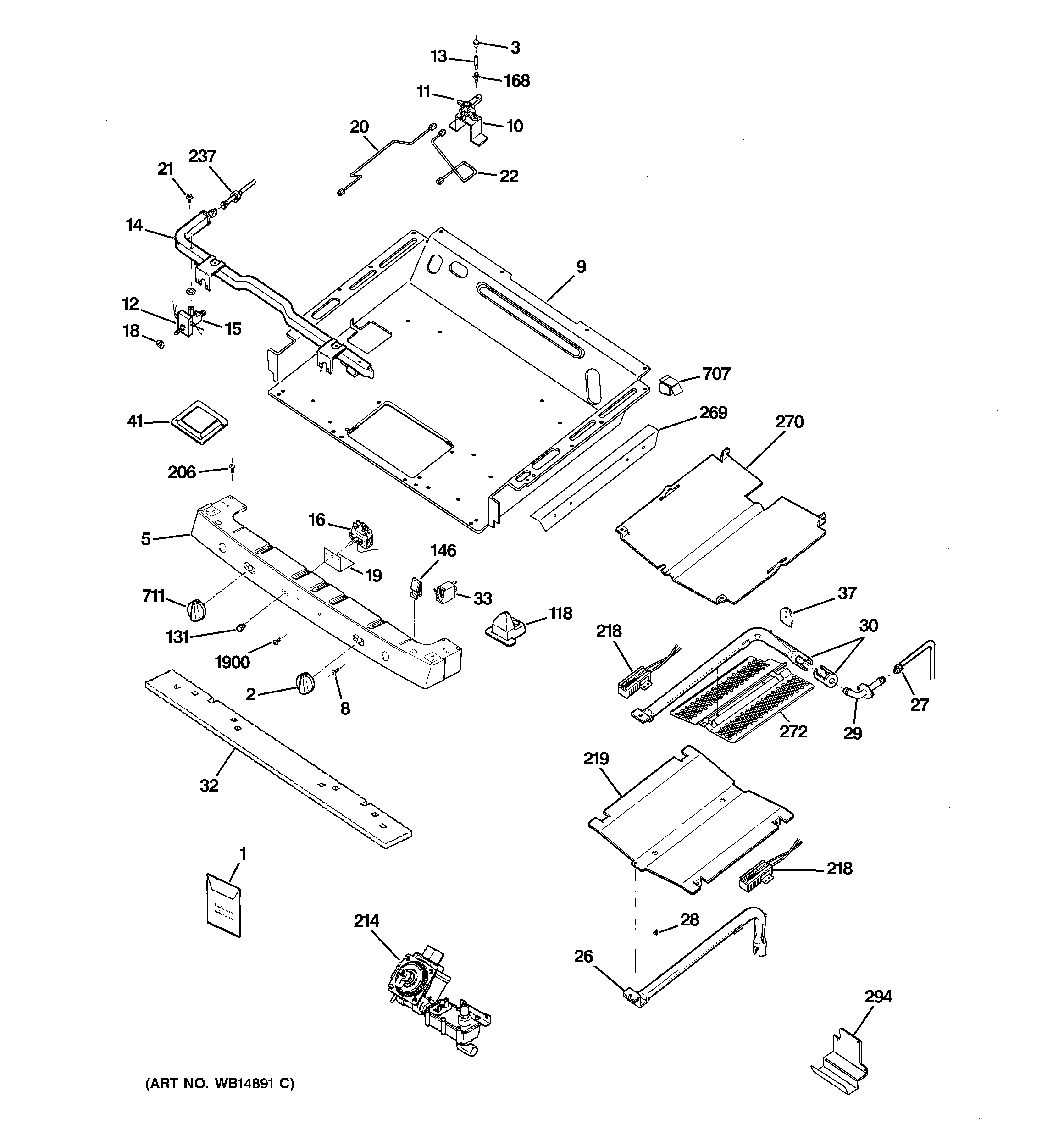 Gas & burner parts