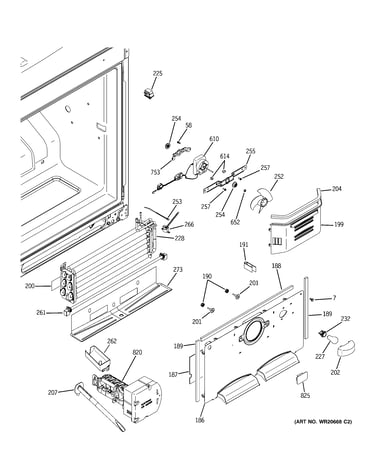 Freezer section