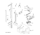 GE GFSF2HCYCBB fresh food section diagram