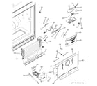 GE PFSS2MJXASS freezer section diagram