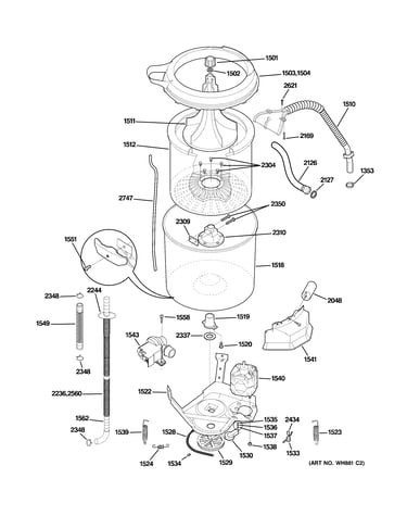 Tub & motor