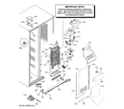 GE GSS23WGTLCC freezer section diagram