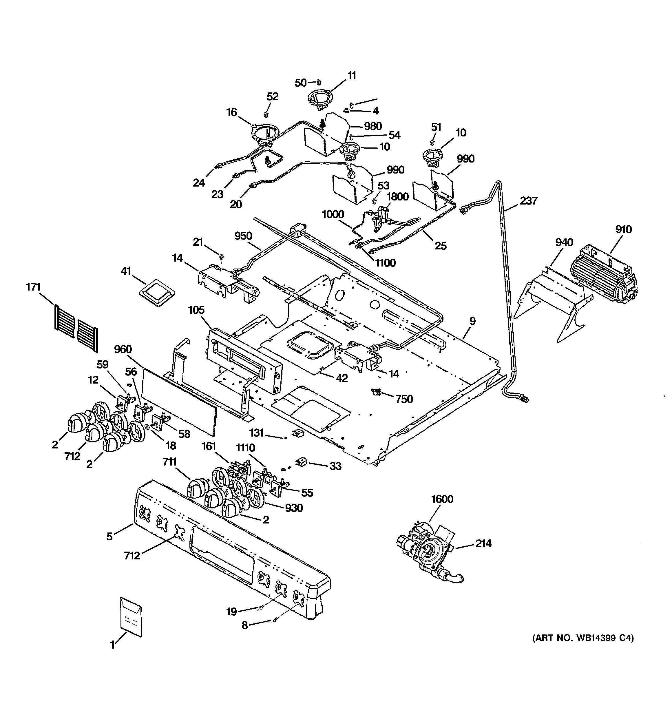 Gas & burner parts