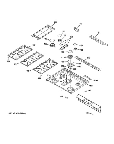 Control panel & cooktop