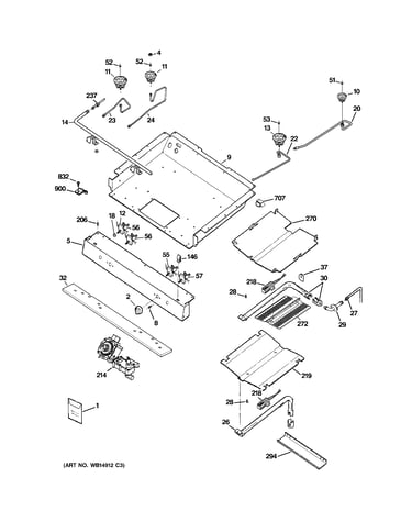 Gas & burner parts