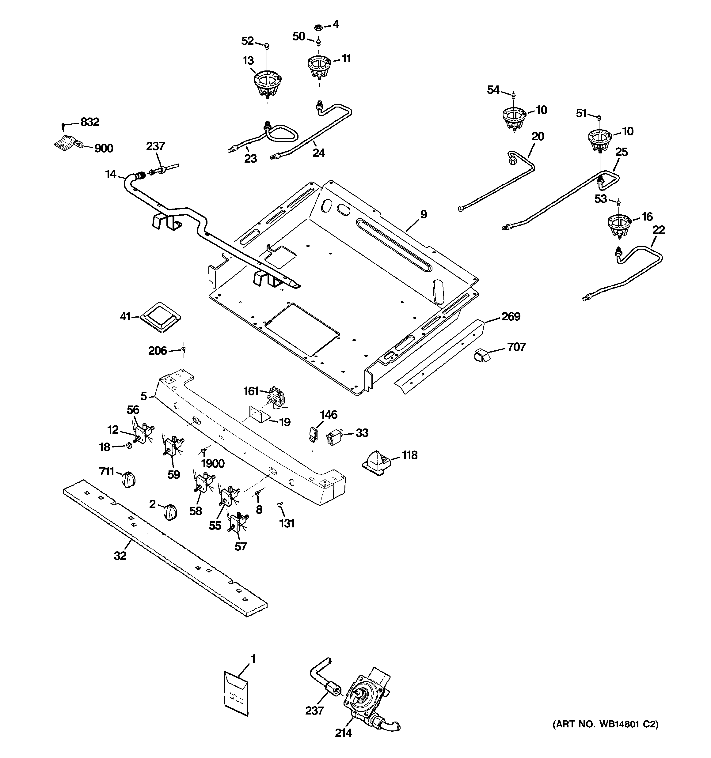 Gas & burner parts