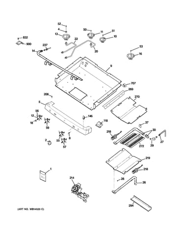 Gas & burner parts