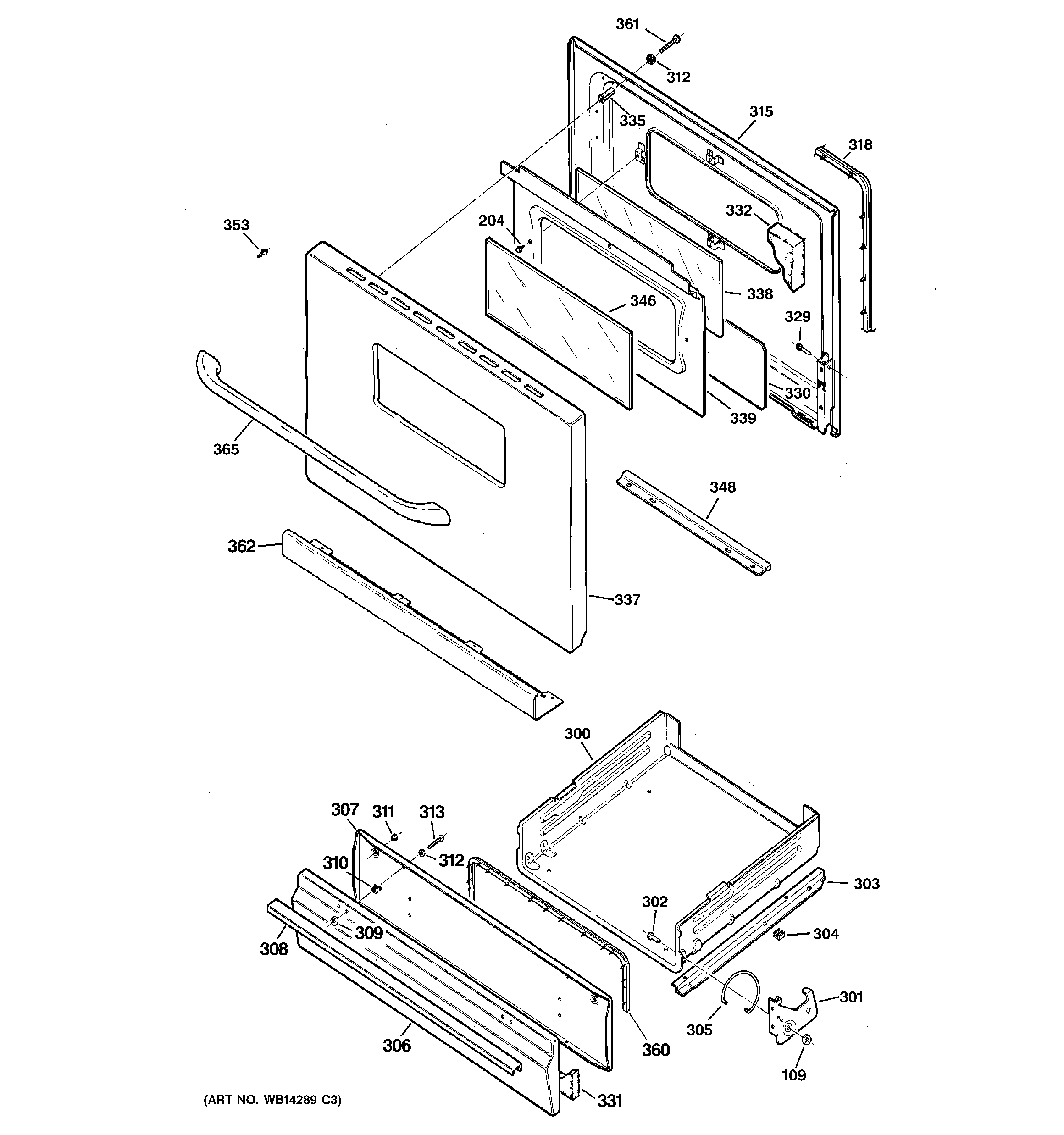 Door & drawer parts