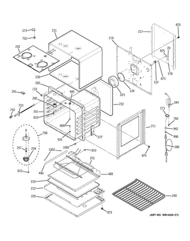 Upper oven