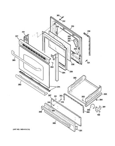 Door & drawer parts