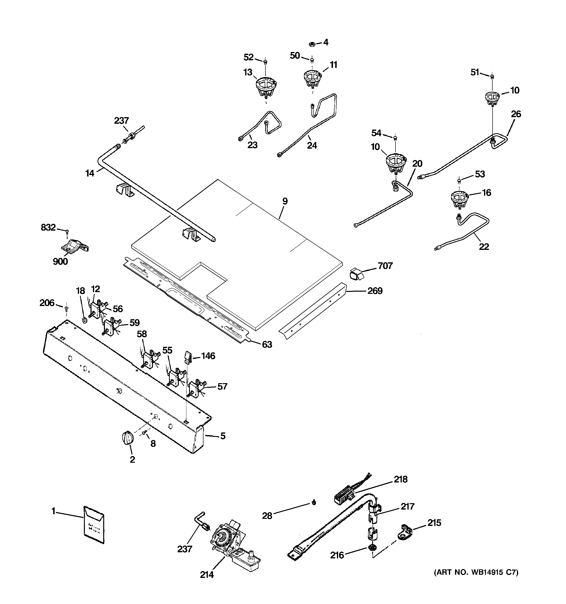 GAS & BURNER PARTS