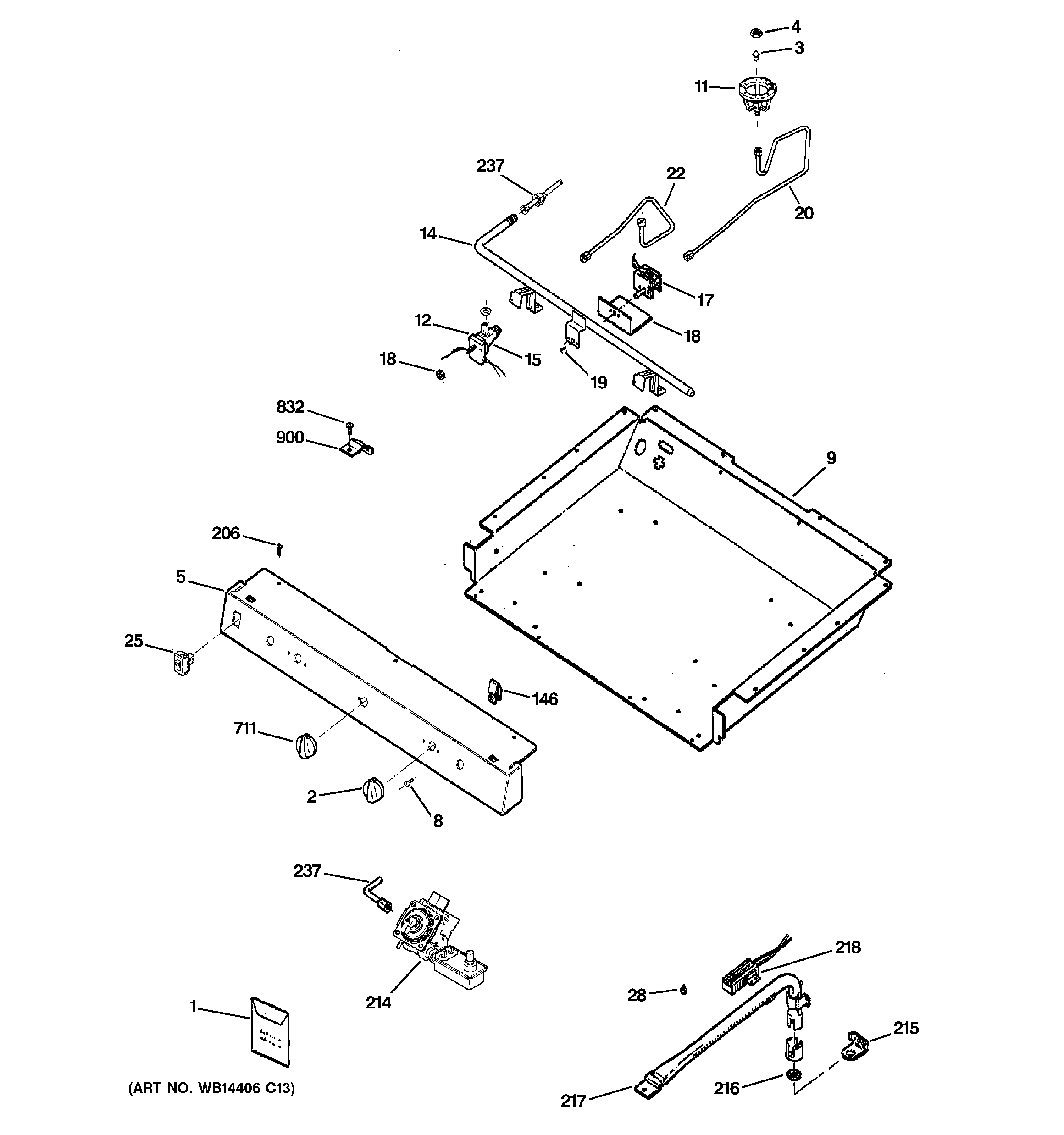 Gas & burner parts