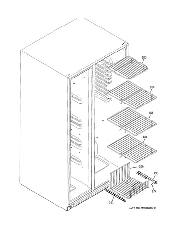 Freezer shelves