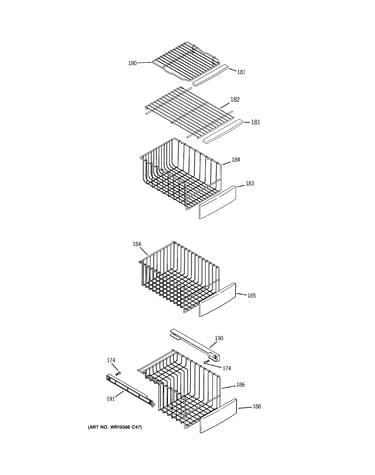 Freezer shelves