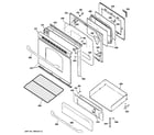 GE JGB280MEN3BS door & drawer parts diagram